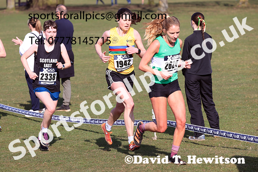Senior womens 2025 UK CAU Inter Counties Cross Country Champs., Wollaton Park, Nottingham. Photo: David T. Hewitson/Sports for All Pics